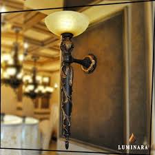 Add Gothic Flair To Your Living Spaces With This Wall Torch Lamp Address Plot No 7 Abbassi Market Off Street 1 F 8 Luminara Wall Lights Home Accessories