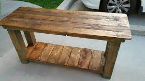 Pallet Console Table End Table Sofa Table Pallet End Tables Wood Sofa Table Coffee Table Wood