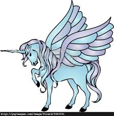 It is a symbol of scotland. Royalty Free Image Of Blue Unicorn With Wings Unicorn Painting Unicorn Wings Unicorn Illustration