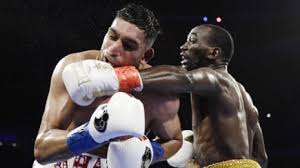 Amir Khan denies 'quit' claim and says Terence Crawford won with low blow |  Amir Khan | The Guardian