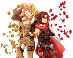 Yang and ruby's birthdays don't necessarily line up. Rwby Fanart Yang Xiao Long And Ruby Rose By Puddahh On Deviantart