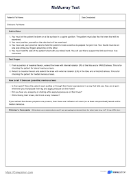 Image result for McMurray Test