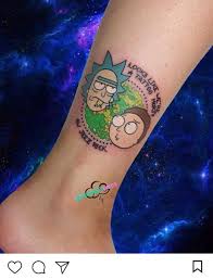 40 rick and morty tattoos. A Cool Rick And Morty Tattoo A Friend Of Mine Had Done Recently 9gag