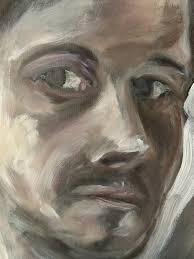 CHRISTIAN PROBST (1957-2025) autoportrait huile sur toile (Gebraucht) in  Morges für CHF 100