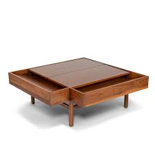 John keal following follow shhhh.if you need a place to stash, well, something secret, then a vintage or used john keal piece might be just the ticket. John Keal For Brown Saltman 1950s Walnut Coffee Table Red Modern Furniture