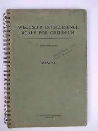 Image result for Wechsler Intelligence Scale