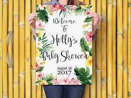On a wall and give each one a number. Baby Shower Welcome Sign Printable Personalized Tropical Welcome Board Foliage Greenery Pdf Template Instant Download Signage Boy Girl 0139 By Tppcards On Etsy