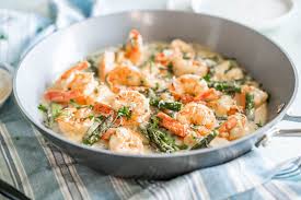 Keto Creamy Asparagus And Shrimp Alfredo Recipe Recipe Keto Shrimp Recipes Shrimp Recipes Healthy Keto Recipes Dinner