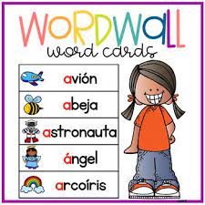Includes Over 170 Words Fun And Bright Clipart For Every Word A Z Spanish Alphabet Classroom Language Spanish Language Learning Teaching The Alphabet