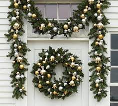 Check spelling or type a new query. Outdoor Ornament Pine Wreath Gold Silver Outdoor Christmas Decorations Gold Wreath Christmas Christmas Wreaths