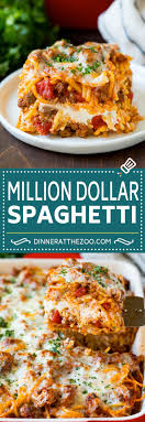 So it's quite versatile to make any pasta million dollar pasta bake recipe. Million Dollar Spaghetti Casserole Dinner At The Zoo