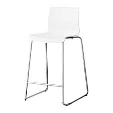 Glenn Bar Stool White Chrome Plated 30 3 8 Ikea White Bar Stools Ikea Barstools Bar Stools