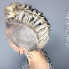 The upside down french braid is an easy way to dress up a bun and it looks amazing. 20 Cute Upside Down French Braid Ideas Upside Down Braid Braids With Shaved Sides Upside Down French Braid