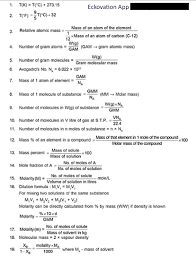 important formulas for jee mains chemistry engineering