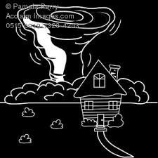 Find the perfect black and white air stock photos and editorial news pictures from getty images. Black And White Clip Art Illustration Of A House In A Tornado