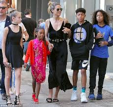 She has appeared on the cover of the sports. Heidi Klum Steps Out With Four Children In Nyc Daily Mail Online