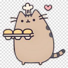 Cats' vision is not black and white. Pusheen Cat Cook Download Fat Cat Coloring Pages Birthday Cake Food Outdoors Grain Transparent Png Pngset Com