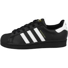 Schwarze adidas core kinderschuhe mit klettverschluss stoßdämpfend. Adidas Originals Superstar Junior Sneaker Kaufland De
