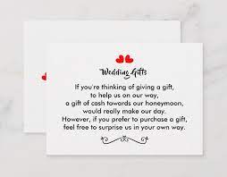 Wedding Wedding Invitation No Gifts Cash Only