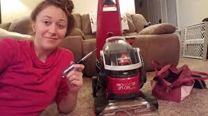 Bissell Powerglide Lift Off Pet Brush Not Spinning Cleaning Top Bottom Suction Gate Areas On Bissel Pro Heat 2x Pet Carpet Cleaner Youtube