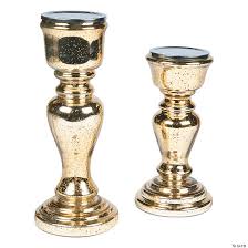 Candle & tea light holders └ home décor items └ home, furniture & diy all categories antiques art baby books, comics & magazines business, office & industrial cameras & photography cars, motorcycles & vehicles clothes, shoes & accessories coins collectables computers/tablets. Gold Mercury Candle Holder Set Oriental Trading