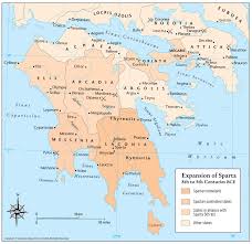 Aufstieg und niedergang einer antiken großmacht. Expansion Of Sparta 8th To 5th Centuries Bce
