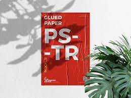 In view of the fact that such a wide variety of wall mockups are being made available to. Free Glued Poster Mockup On A Concrete Wall Free Mockup