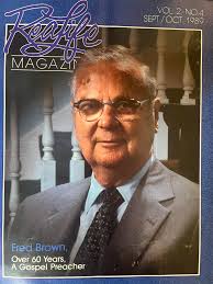 I posted this cover picture of Fred Brown