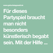 Malen Mit Menschen Partyspiele Spiele Geburtstag Party