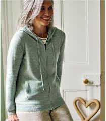 Faites votre choix à petits prix sur shein. Vert Tilleul Cardigan A Capuche Detente Luxueux Femme Cachemire Merinos Woolover Fr