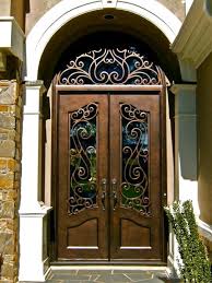 Clark Hall Doors Entry Doors Hand Carved Wood And Wrought Iron Entry Doors Leading Door Manuf Wrought Iron Front Door Iron Entry Doors Wrought Iron Doors