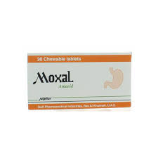 Neutralizing the acid in the stomach; Moxal Tab 30tabs Yalla Deal