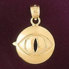 Only 1 available and it's in 1 person's cart. 14k Gold Evil Eye Charm