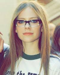 She looks like a female version of Mikey way in these glasses