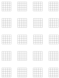 blank guitar chord grids sheet music