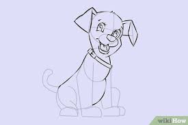 6 Ways To Draw A Cartoon Dog - Wikihow