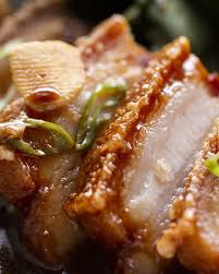 Braised Pork Belly Adobo By Chef Leah Cohen Recipe By Tasty Recipe Braised Pork Belly Pork Belly Recipes Pork Belly