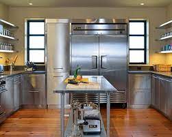 Due to the structural steel reinforcing used the thickness of our slabs is 60 mm as opposed to standard 30mm granite tops. Kitchen Counters Stainless Steel Sheets Decorative Stainless Steel Countertops Suppliers