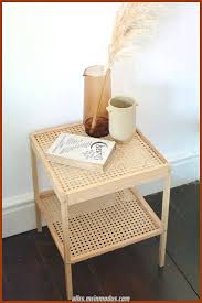 Kreative Und Grossartige Nachttisch Aus Rattan Ikea Hack Bedside Hack Ikea Rattan Table Bedside Table Ikea Ikea Hack Ikea Diy