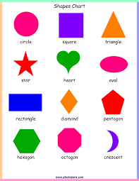 Free Printable For Kids Toddlers Preschoolers Flash Cards Charts Worksheets File Folder Busy Bag Quiet Time Acti Shape Chart Shapes For Kids Teaching Shapes