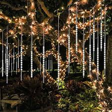 Bluefire Upgraded Meteor Shower Rain Lights 50cm 10 Tube Https Www Amazon Com Dp B071f9dhpr Ref C Rain Lights Outdoor Christmas Lights Led Lights Wedding