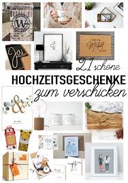 Denn die perfekten geschenkideen zur hochzeit fallen nicht immer leicht. 21 Schone Hochzeitsgeschenke Zum Verschicken Und Diy Ideen