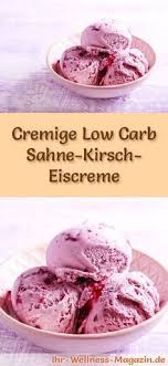 Cremiges Low Carb Sahne Kirsch Eis Selber Machen Gesundes Eis Rezept Lois Recettesdedesserts En 2020 Creme Glacee Saine Recettes De Creme Glacee Recette Creme