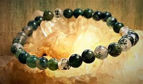 L Endroit Ou Acheter Et Vendre Tout Le Fait Main Moss Agate Bracelet Arabesque Jewelry Bracelets