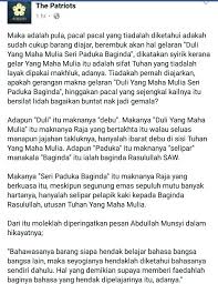 Zaini On Twitter Fahami Maksud Duli Yg Maha Mulia Seri Paduka Baginda