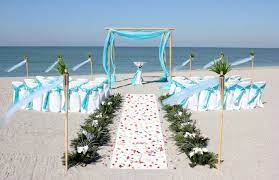 Wedding Packages A Way To Save A Little Money Have Brought Together All Of Beach Wedding Decorations Unique Beach Wedding Ideas Beach Wedding Decorations Diy