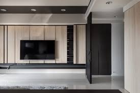 Creating a niche for tv wall design.usual, these decorative elements are made from gyps cardboard. Elegant Contemporary And Creative Tv Wall Design Ideas
