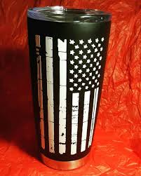 Cup I Made For My Best Friend So Happy With How It Turned Out American Flag Vinyl Decal Coffee Tumbler Tumbler Cups Diy Yeti Cup Designs Cup Decal