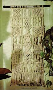 Maybe you would like to learn more about one of these? Vintage Macrame Pattern Large Patchwork Sampler Wall Hanging Autumn Mixture Fall Wall Hanging Pdf In Vintage Macrame Patterns Macrame Patterns Macrame Wall Art