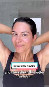 For fuller, stronger hair this is my @nutrafol #haircareroutines